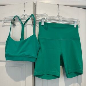 Lululemon Athletica Kelly Green Set